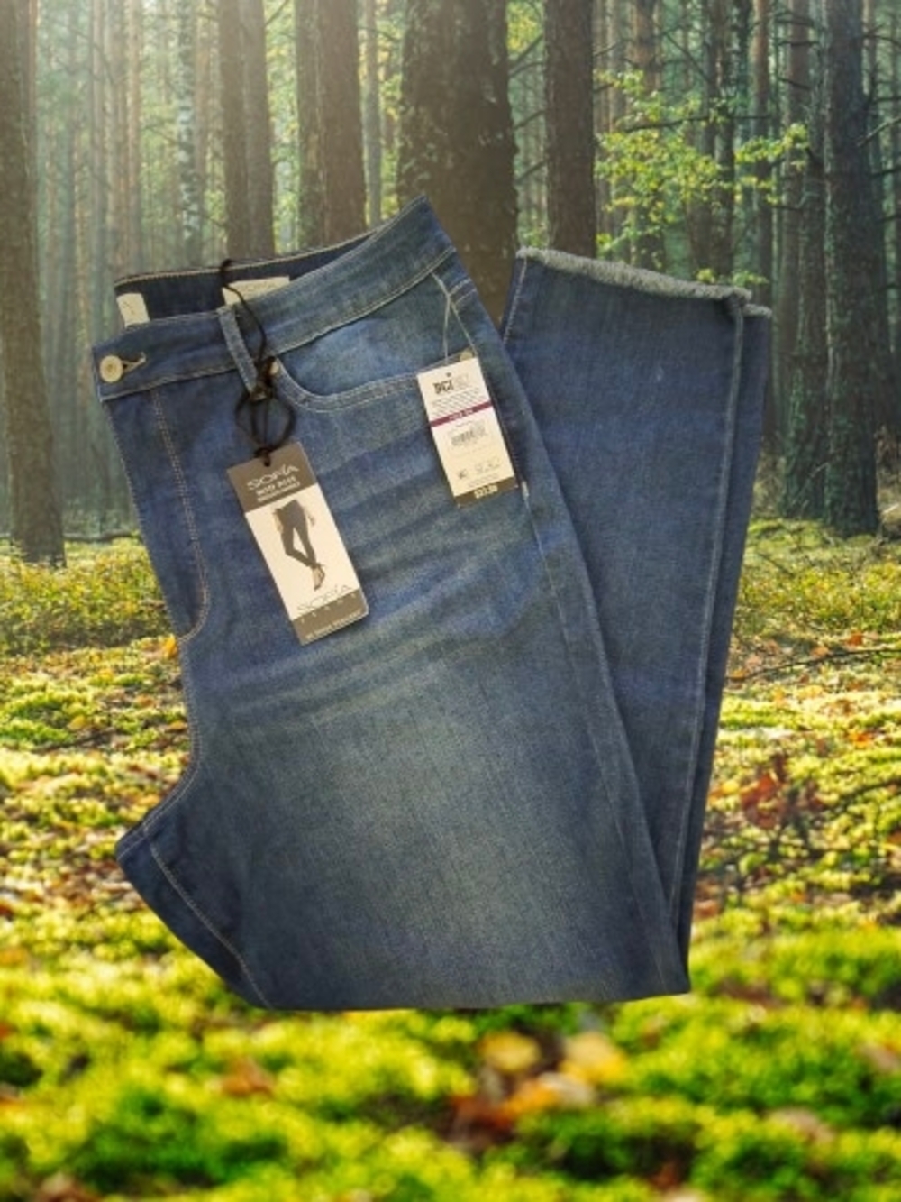 π£ Sophia Vergara π Mid-Rise Skinnny Ankle Womens Plus Jeans π Tags Size 20 π - Picture 3 of 6